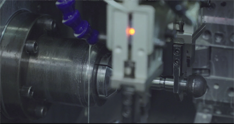 haoyu auto parts ball joints factory threadening line