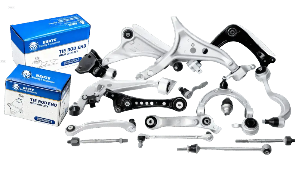 haoyu auto parts control arm ball joint tie rod supplier