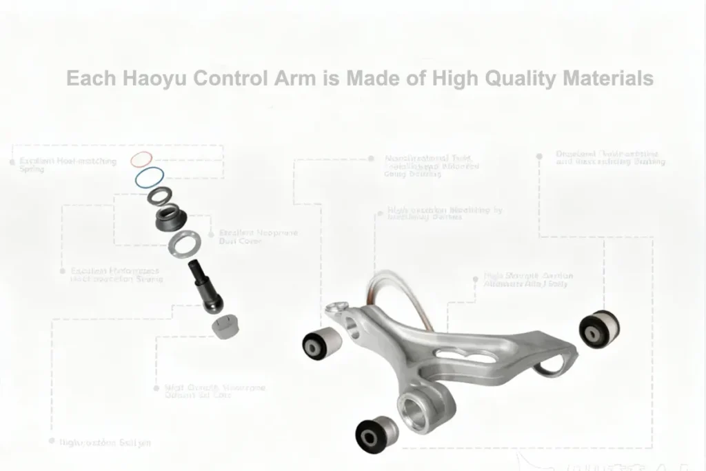 haoyu suspension control arms high quality